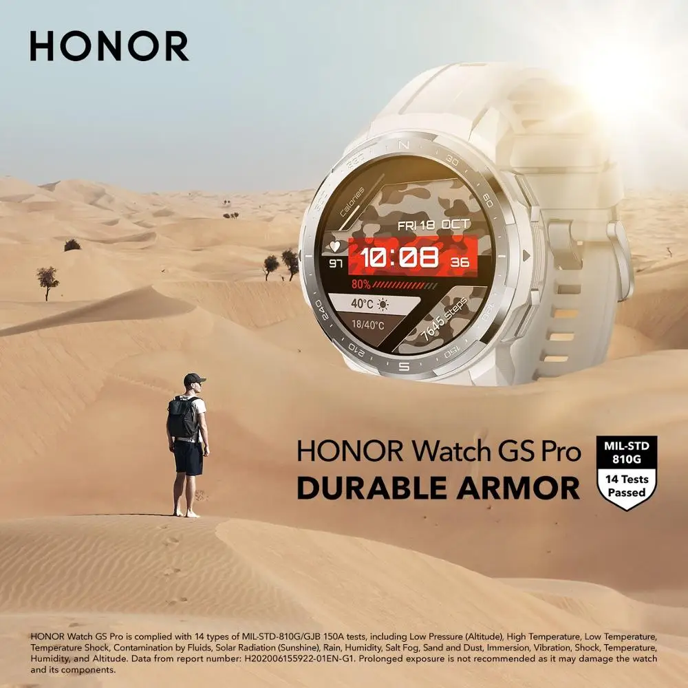 Global Version Honor Watch GS Pro SmartWatch GPS