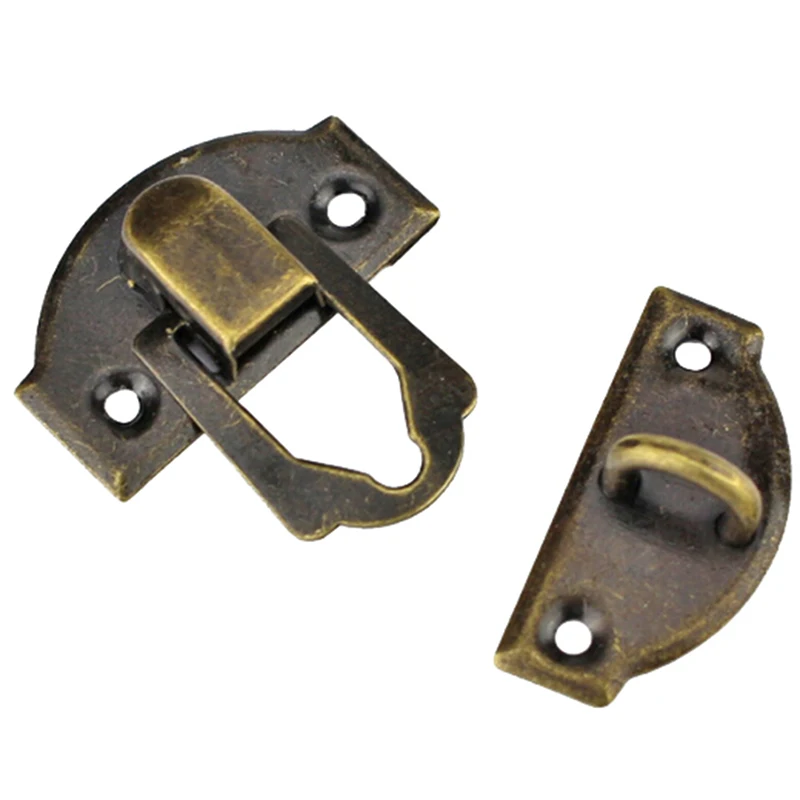 

10Pcs 27*30MM Vintage Iron Lock Catch For Jewelry Box Suitcase Clip Hardware