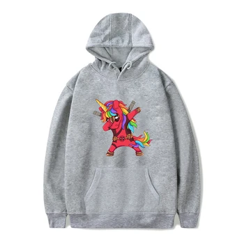 

DAB Deadpool Unicorn Hoodie Mens Sweatshirt Womens Hoodies Harajuku Clothing Streetwear Hoodie Moletom Masculino Winter Hooded