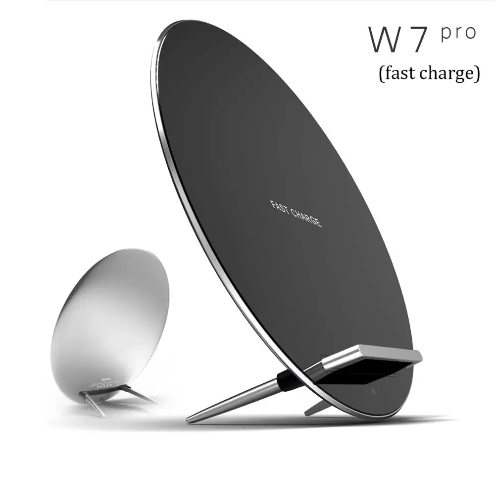 Беспроводное зарядное устройство Moon W7 Pro с приемной катушкой беспроводной