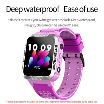 

Children Smart Watch LBS Location IP67 Water Resistant Strap Wristwatch Wearable Device Gift For Birthday