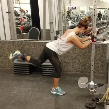 Verstelbare D-Ring Fitness Enkelbandjes Voet Ondersteuning Enkel Protector Gym Been Pullery Gesp Sport Voeten Guard