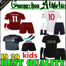 Детский комплект Liverpoolea jersey 19 20 M. SALAH FIRMINO MANE VIRGIL HENDERSON ROBERTSON KEITA / Детский комплект Футбольная Футболка