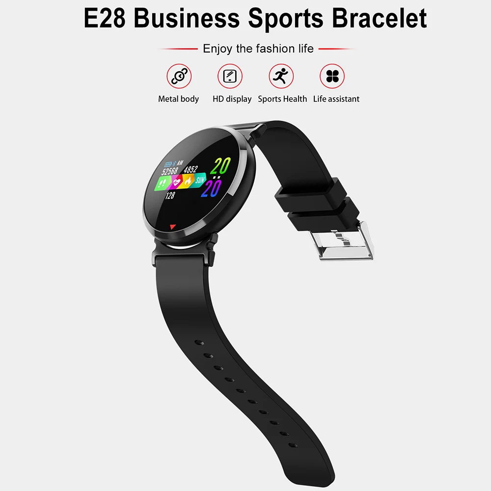 Sport Smart Watch Heart Rate Waterproof Bluetooth Smart Watch Digital Blood Pressure Smart Watches For Android IOS Mobile Phone