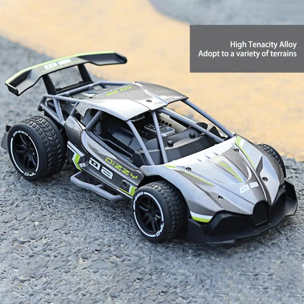 

1:16 Kids Remote Control Car 2.4G Alloy 4-Channel 2-Wheel Off-road Vehicle Rechargeable Drift High-speed Toy Car