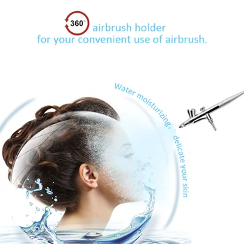 

Airbrush Set Spray Pump Pen Paint gun Air Compressor Kit Art Painting Craft DIY Cake Nail Decoration + 5 Cleaning Brush