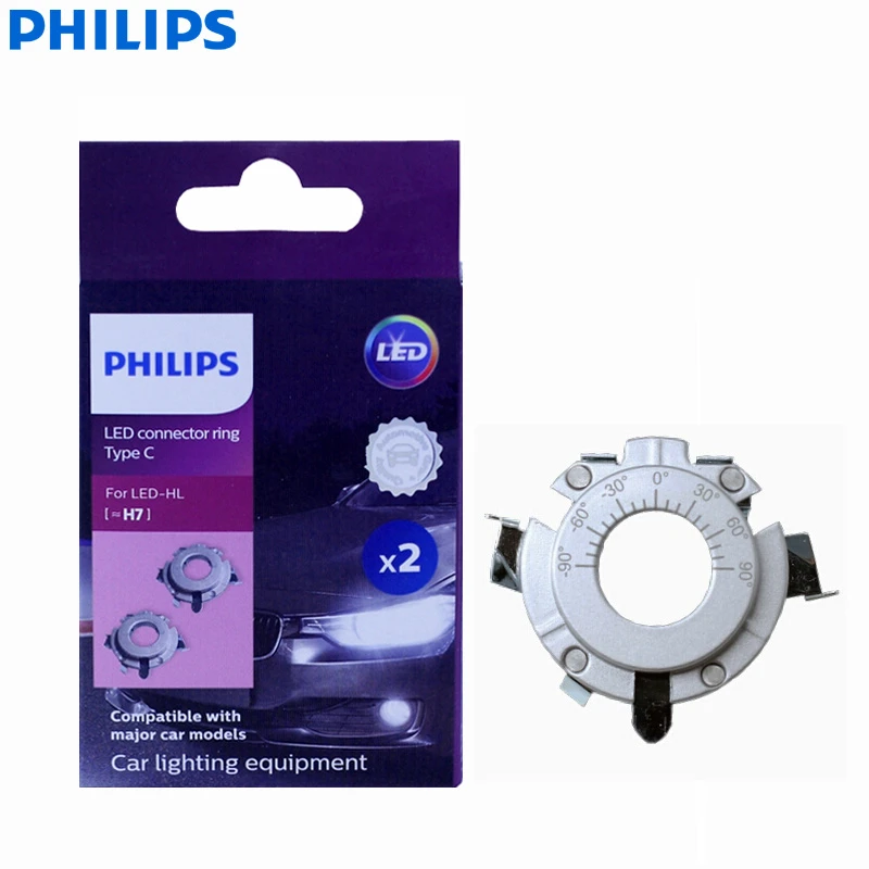 Verandert in Verdienen hefboom Philips Led Connectors Ring H7 Type C 11172cx2 Lamps Holder For Auto Head  Light Hi/lo Beam Sure Fit Original Accessories, Pair - Projector Lens &  Accessories - AliExpress