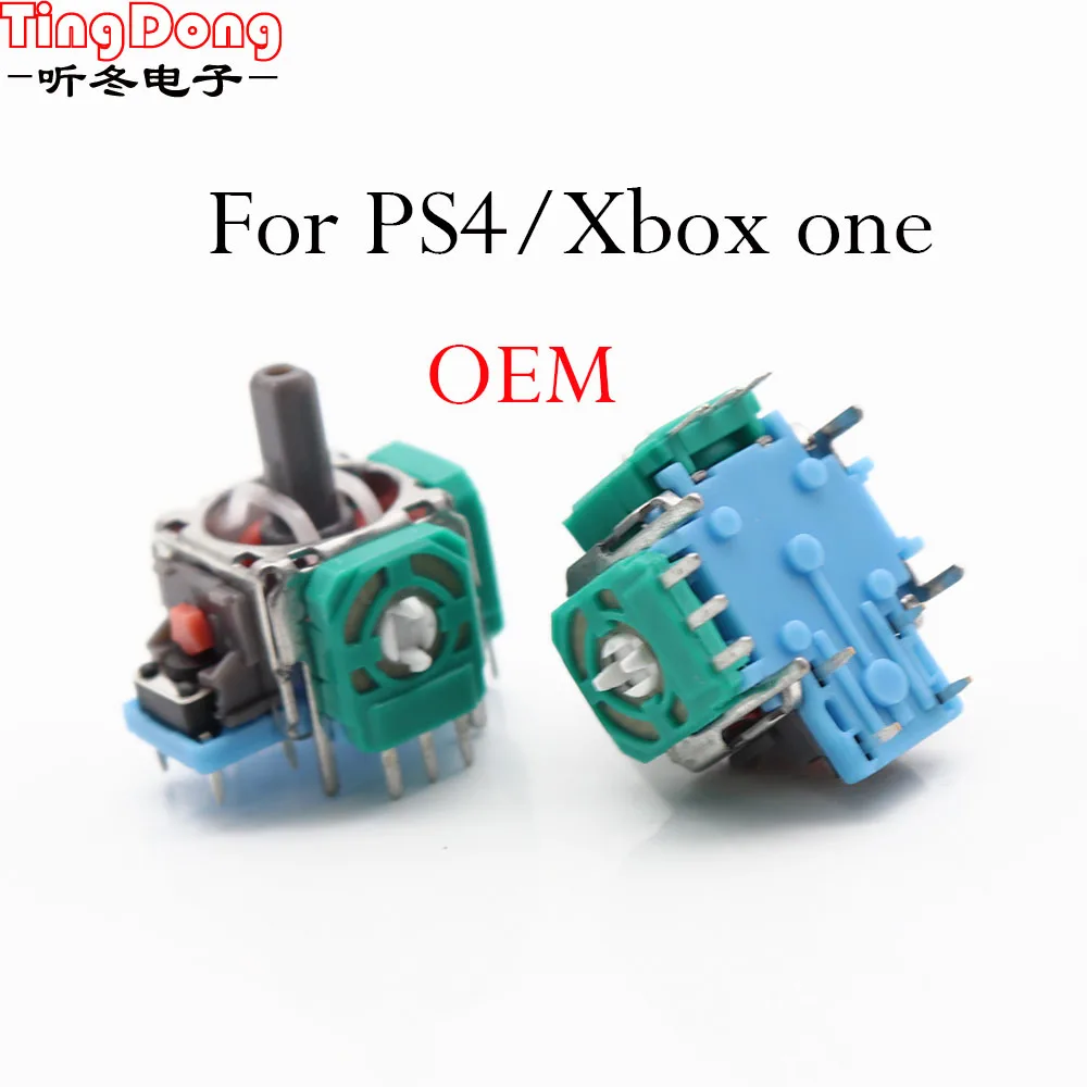 2 Controller Replacement 3D Analog Stick Sensor Module Thumb for PS4 Gamepad Dualshock 4 Xbox Repair Wireless | Электроника
