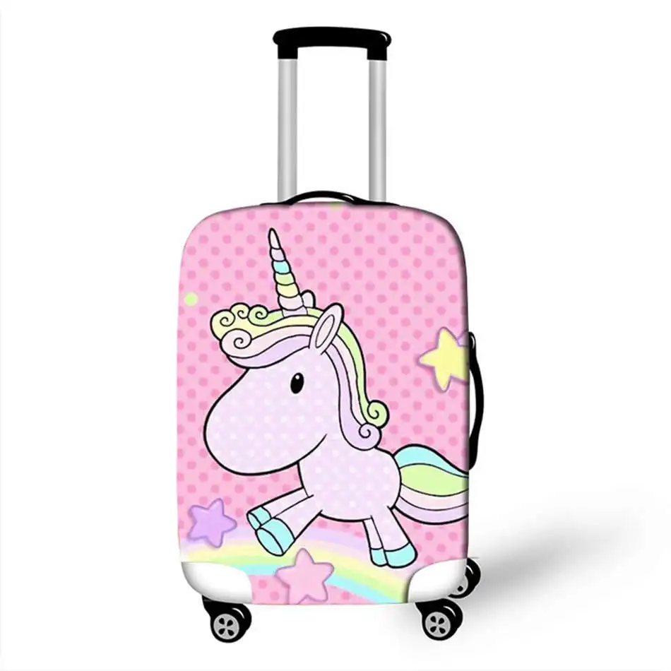 Модный Радужный чемодан защитный чехол эластичные чемоданы пылезащитный чехол Аксессуары для путешествий Organizadores 18-32 xl дюймов - Цвет: 19