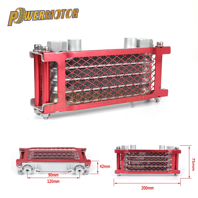 

Motorcycle Oil Cooler Radiator Oil Cooler Cooling for Dirt Pit Bike Monkey Bike ATV Quad ATV 110cc 125CC 140cc
