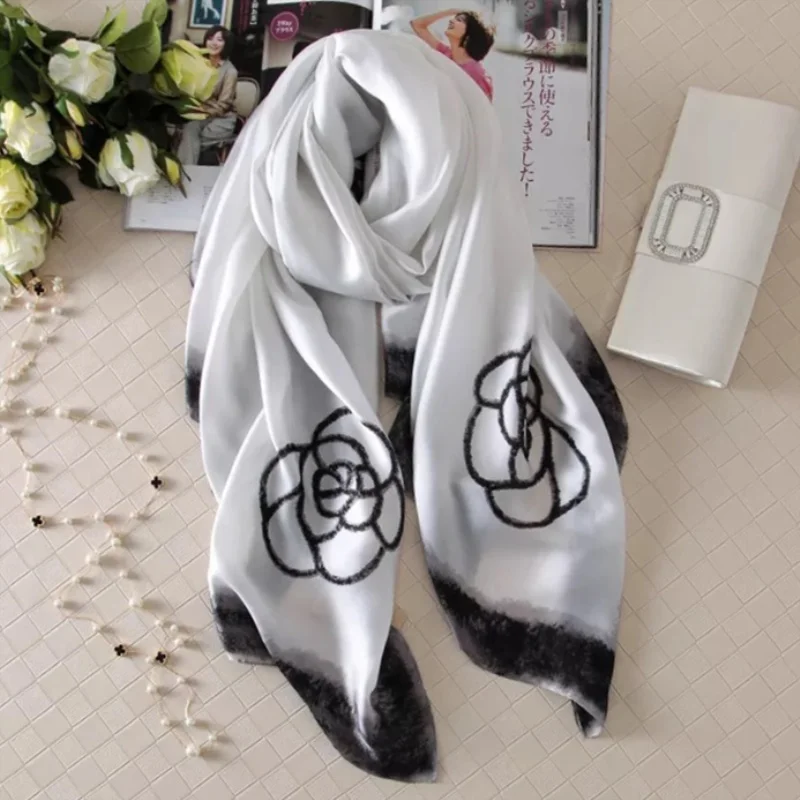 

2019 free shipping summer floral prints Pareo beach scarf women sunscreen shawl wrap Chiffon scarves muffler bandanna foulard