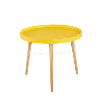 

Nordic Wind Tea Table Small Family Round Net Red Floating Window Tea Table With Sofa Side Several Ins Balcony Bedside Table