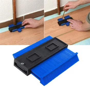 

Plastic Gauge Contour Profile Copy Gauge Duplicator Standard 4 Inch Width Wood Marking Tool Tiling Laminate Tiles General Tools