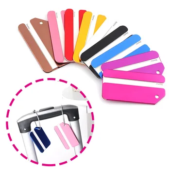 

New 1PC Travel Luggage Label Aluminum alloy Straps Suitcase Name ID Address Luggage Tags Travel Accessories Drop Shipping