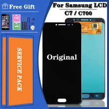 Ensemble écran tactile LCD Super AMOLED de remplacement, pour Samsung Galaxy C7 C7000, Original