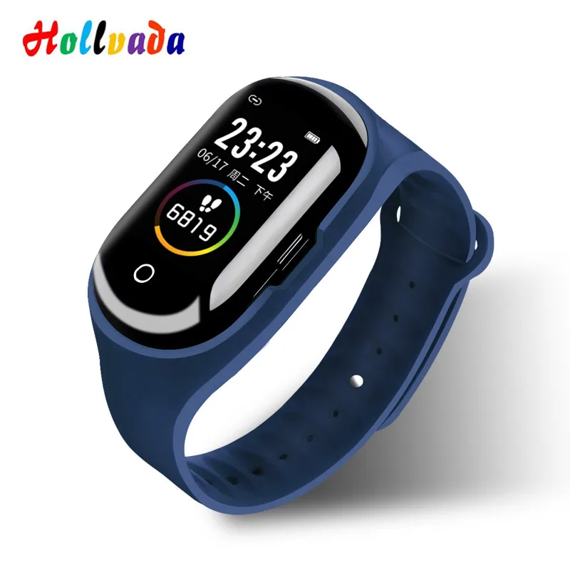 blue M1Pro мужские умные часы с Bluetooth наушниками наушники 2 в 1 BT 5,0 женские умные часы Android IOS BT вызов Siri Фитнес браслет - Цвет: blue