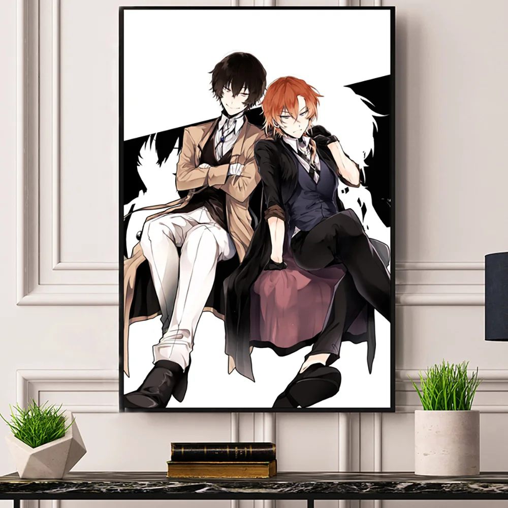 Плакат для домашнего декора модульные картины настенное искусство Dazai And Chuuya Bungou