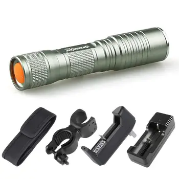

SKYWOLFEYE Q5 Aluminum Alloy Flashlight 3-mode Switch Strobe Mini 1200LM