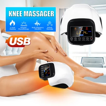 

Electric Knee Massager Vibration Infrared Heating Massage Joint Physiotherapy Massage Pain Relief Rehabilitation Equipment Care