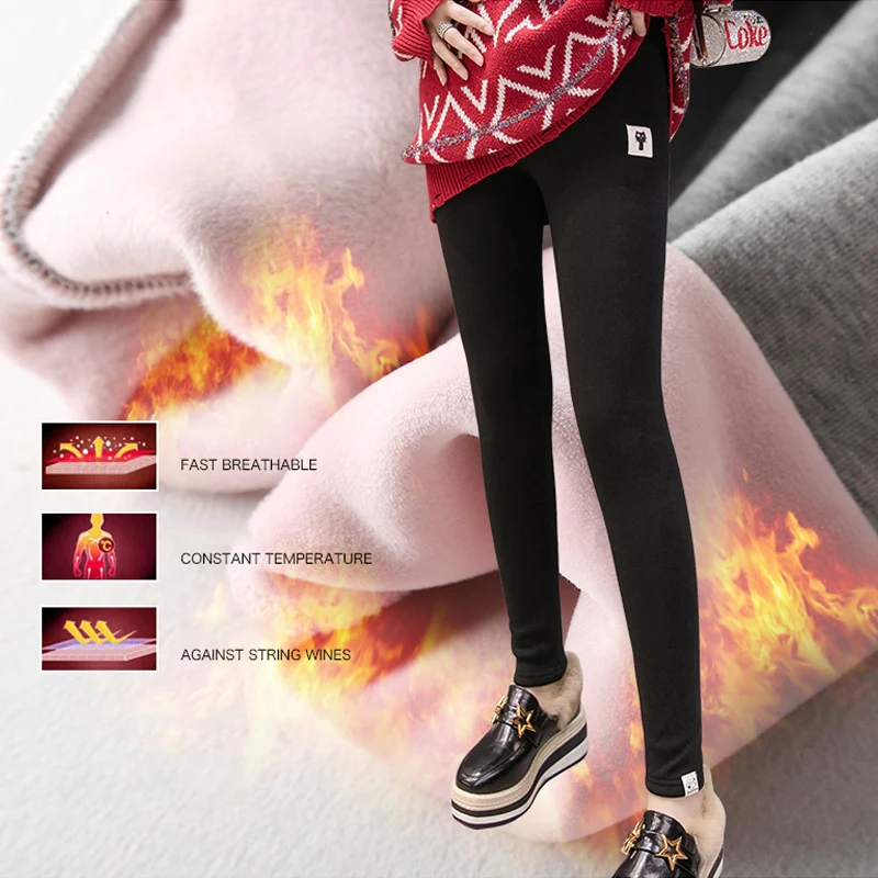 Maternity Leggings Warm Trousers Plus Pink Velvet Clothes Pregnancy Pants For Pregnant Women Thickened