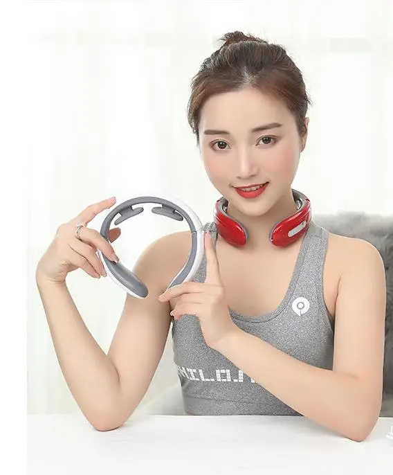 Neck Massager Health Care Ems Tens Massage Machine Vibro Electric Pulse