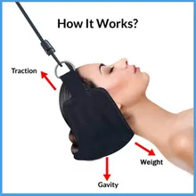 Модный портативный гамак для облегчения боли в шее, массажер для шеи, пена для сна, Подушка для сна, гамак для шеи