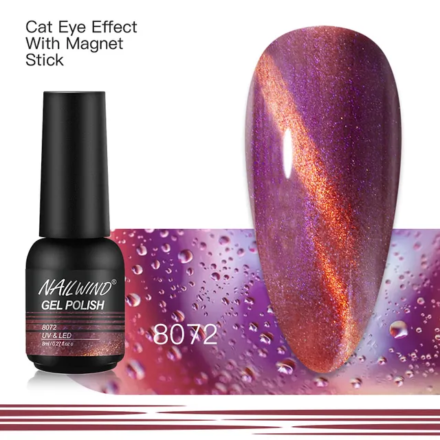 Nailwind Gel Nail Polish 8ml Semi Permanent Varnish Nail Art All for Manicure Need UV LED lamp Base Top coat Nails Gel Polish NE118072