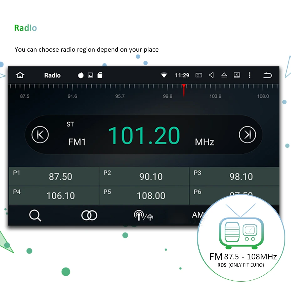 Automotivo com Android Rádio Multimídia Automotivo Android 2002 200320042005 Wifi Navegação fm Gpsmp5 2001 11 Reprodutor multimídia automotivo
