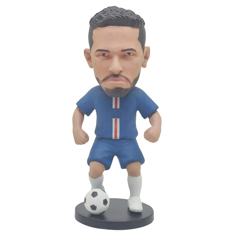 Collectible Football Action Figure Toy 12 cm Footballer Dolls Messi Ronaldo NEW 