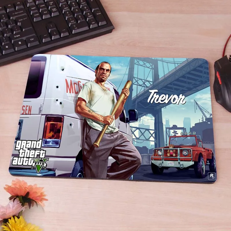 A1 GTA V Trevor Van картинка Противоскользящий резиновый коврик для мышки коврик для мыши не оверлок коврик для мыши - Цвет: A1