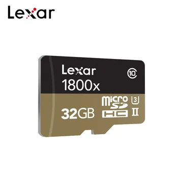 

Lexar Professional 1800x microSDXC UHS-II Micro SD Cards 32GB 64GB Memory Card 270M/s Class10 cartao de memoria TF Flash Card