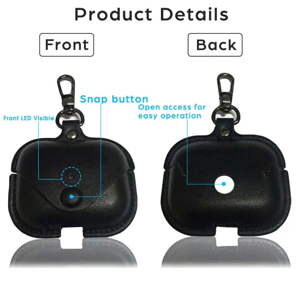 Для Apple AirPods Pro из искусственной кожи чехол для наушников Bluetooth беспроводной Чехол для наушников 3 поколения Чехол для наушников