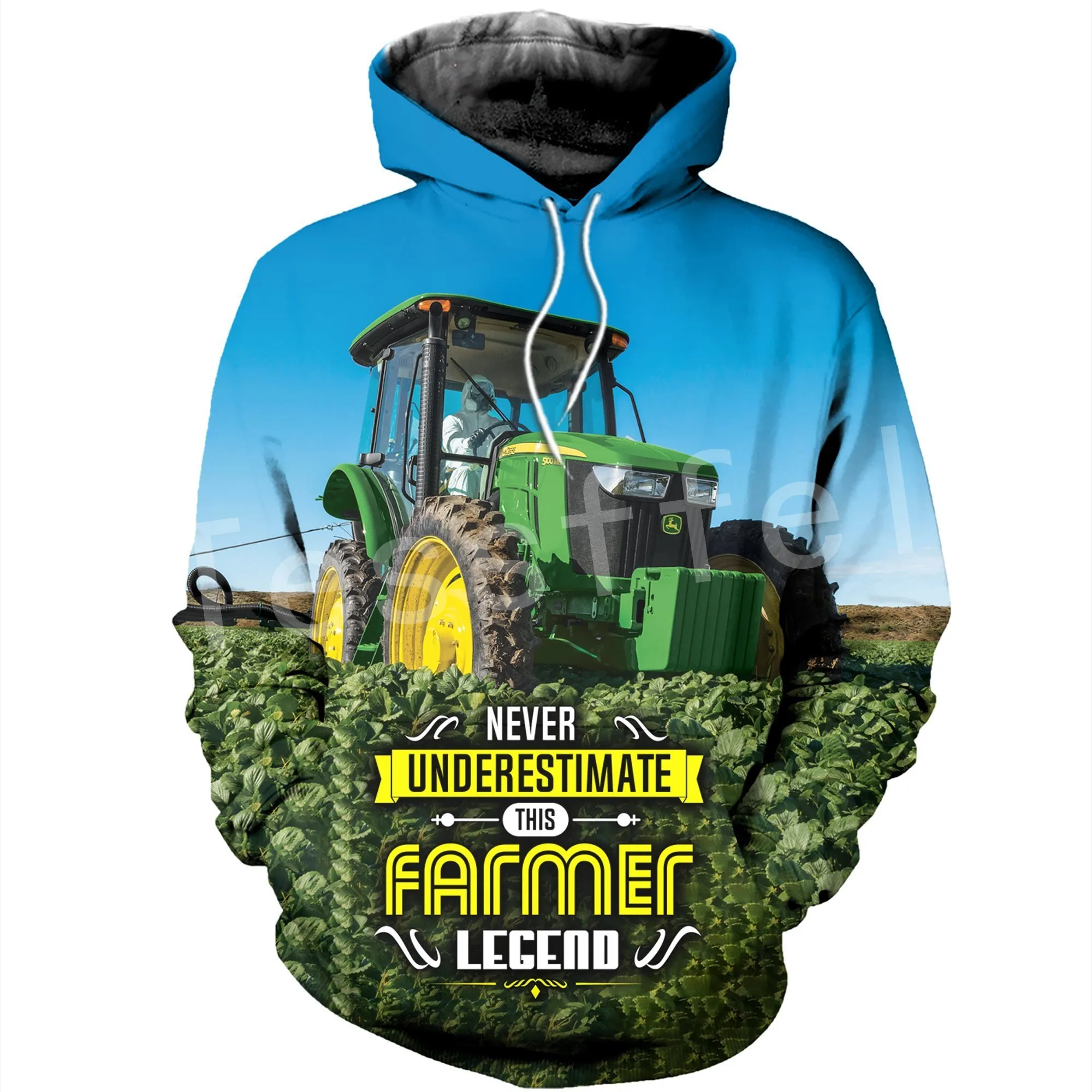 

Tessffel Worker Farmer Tractor Pullover Crewneck Streetwear Harajuku Funny Casual Tracksuit Autumn Hoodies 3DPrint Men/Women B13