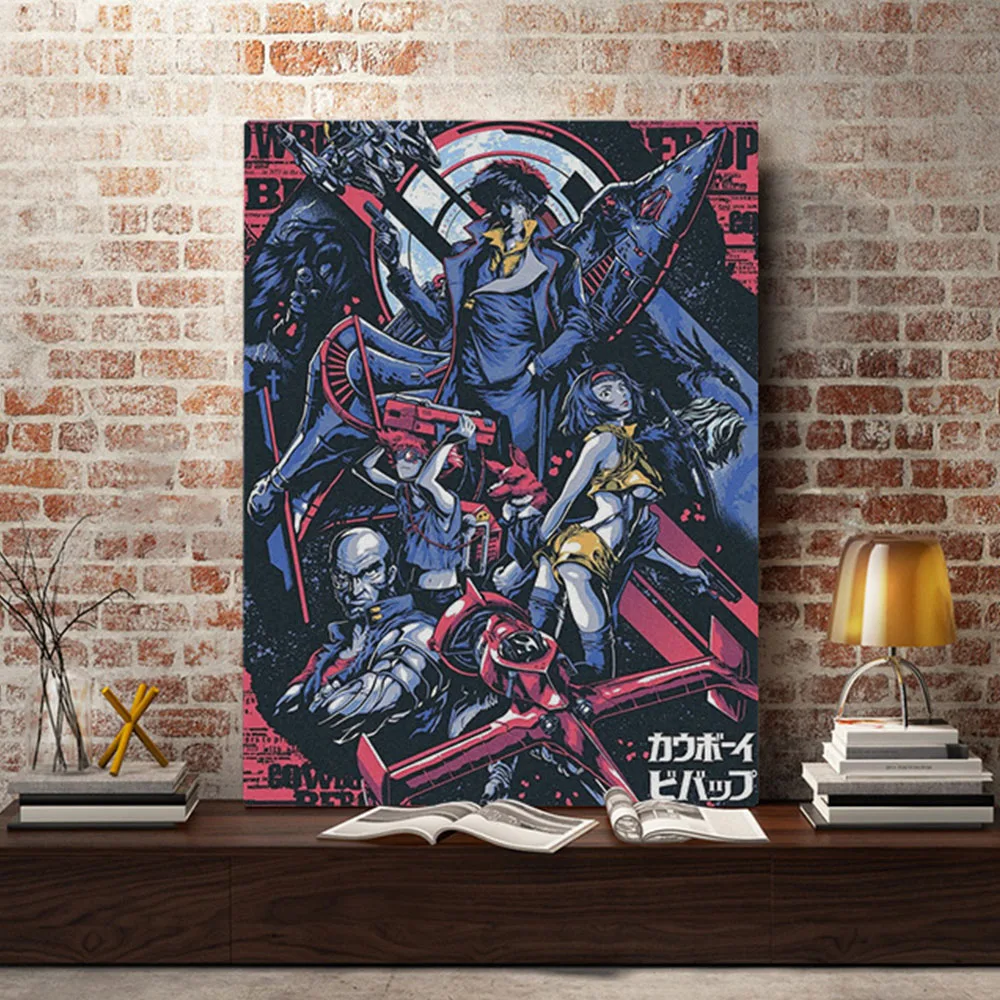 Space Cowboy Bebop anime Canvas Painting wall Art decor Living room Study Home Bedroom Decoration Prints Animation Poster | Дом и сад
