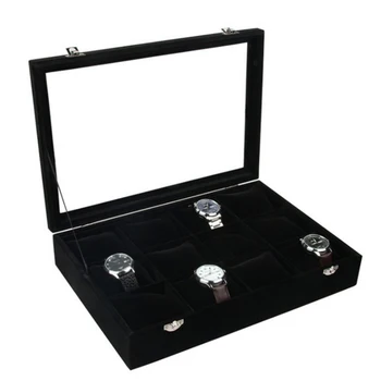 

12 Pillows Jewelry Storage Box Watch Case for Necklace Ring Display