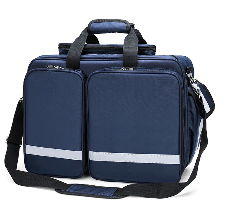 First Aid Medical Bag Isolation Multi-pocket Portable Messenger Nylon Bag Emergency Medical Rescue Safety Outdoors Family Travel (2)