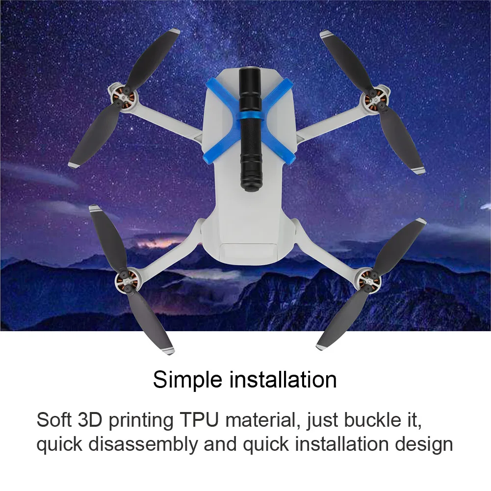 Buy Durable Easy Install 200-500lm Led Light Adjustable Brightness Accessories Mini Professional Tool DIY For DJI MAVIC MINI Drone