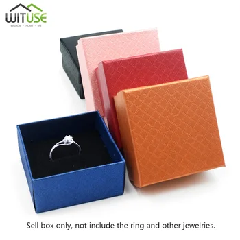 

24pcs/lot Jewelry Box Black Necklace Box for Ring Gift Jewellery Box Packaging Bracelet Earring Box Display with Sponge Paper