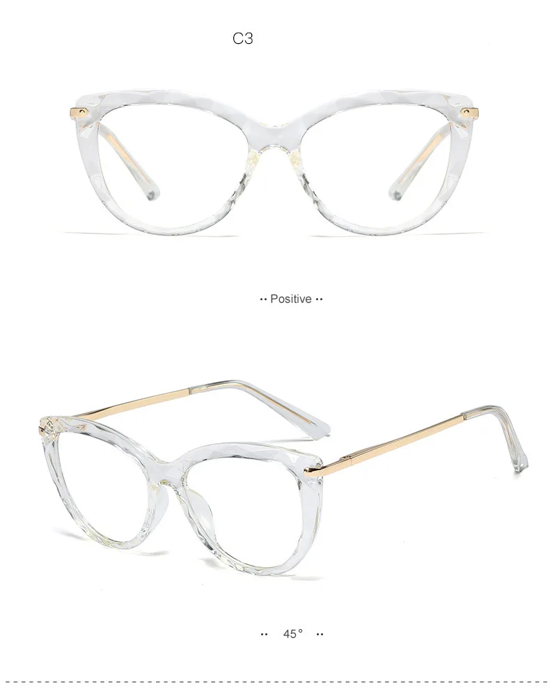 Круглая оправа, женские плоские зеркальные очки, женские металлические оптические кристаллы, многогранная оправа для близорукости по рецепту TR90 oculos de grau