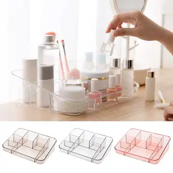 

Plastic Clear Makeup Brush Storage Box Makeup Tool Organizer Cosmetic Brush Holder Lipstick Dressing Table Rack 24.5*18.3*7cm