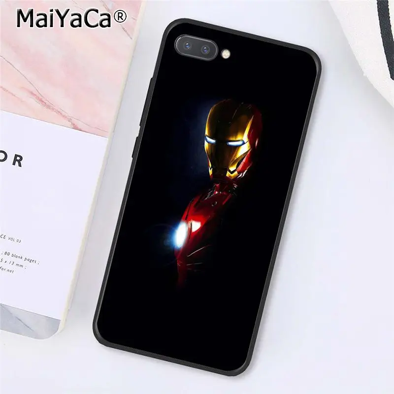 A6 MaiYaCa фильма «Дэдпул»; рубашки Железный человек с принтами "Marvel", "Мстители", Чехол для телефона для huawei смартфона Honor 8X9 10 20 Lite 7A 5A 7C 10i 20i View20 - Цвет: A6