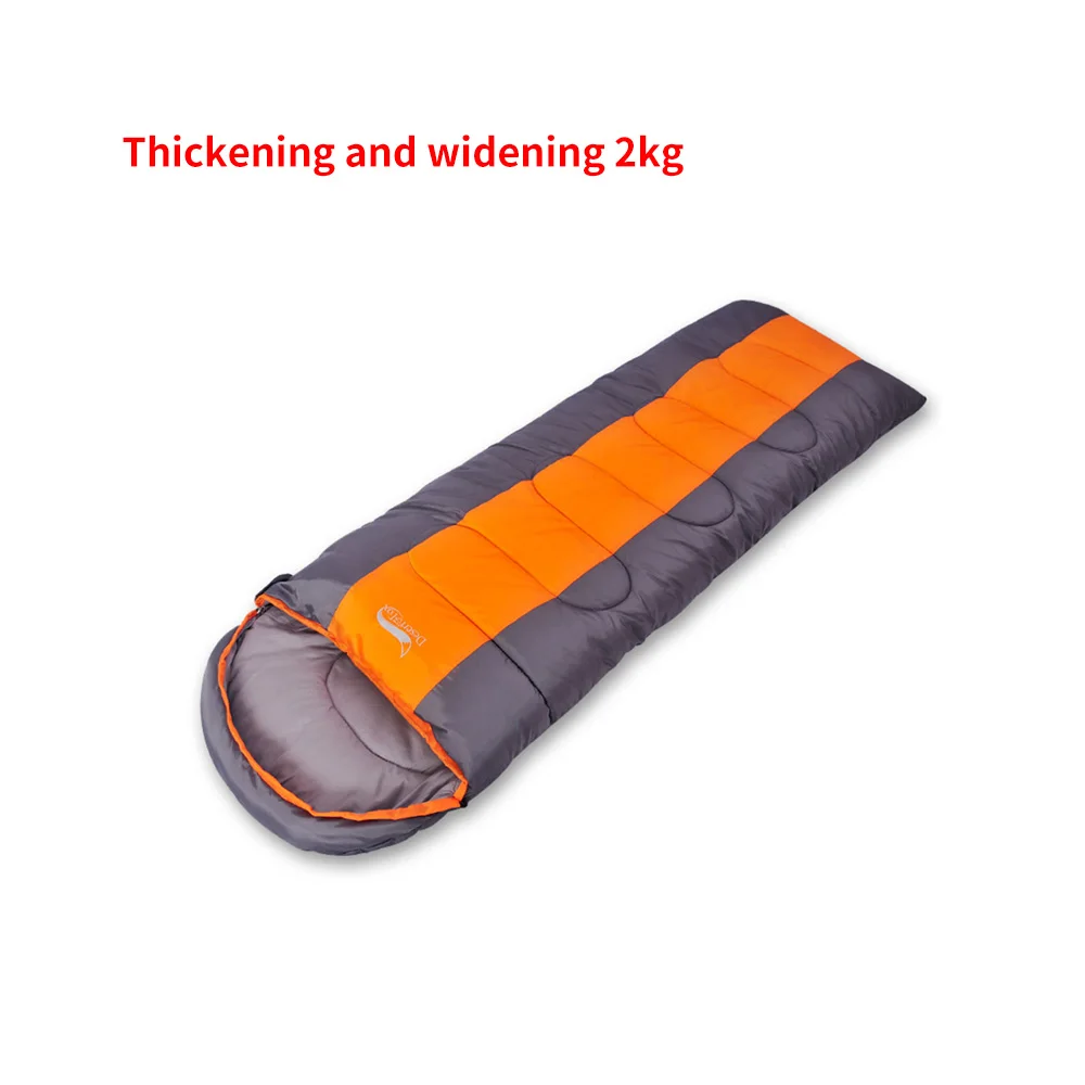 Thickening widening Спальный мешок для кемпинга на открытом воздухе, портативный зимний утолщенный расширяющийся спальный мешок для природы, походов, путешествий, скалолазания, сна - Цвет: Thickening widening