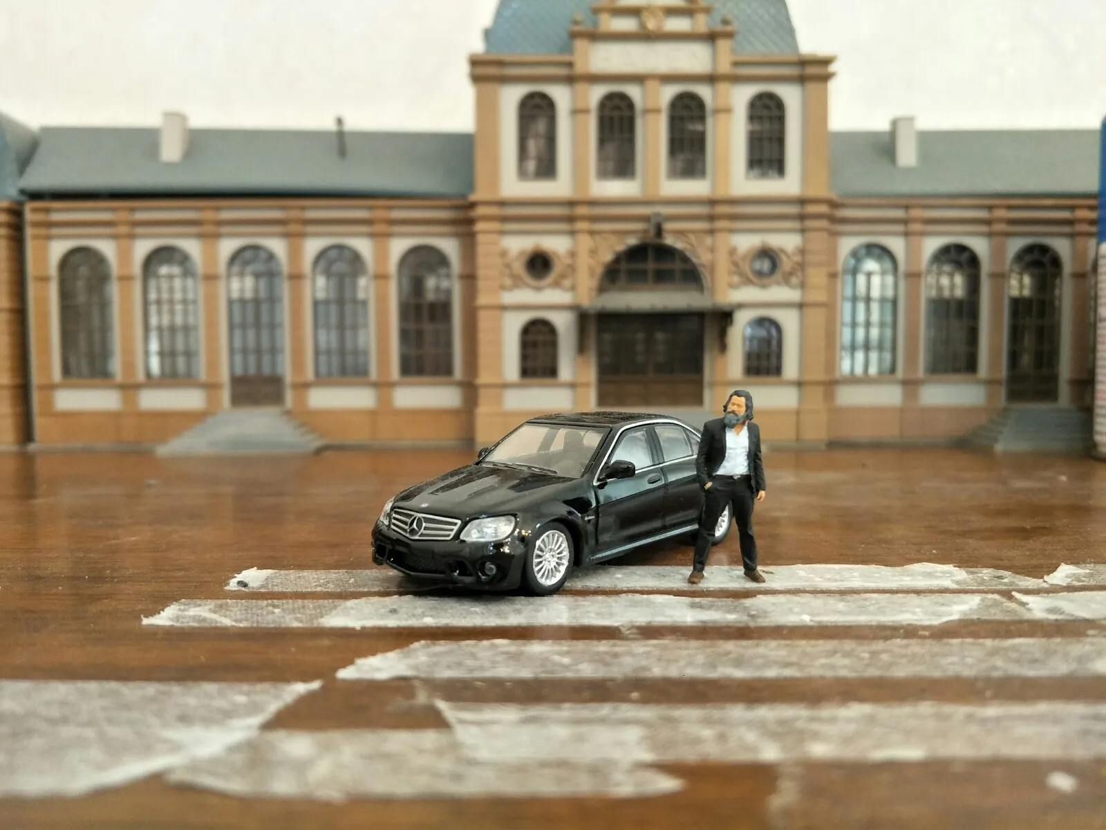 1: 64 пропорциональный персонаж из смолы модель для сцены макет модель моделирования Игрушка миниатюрная карта все используется для макета - Цвет: Male 56midmonth