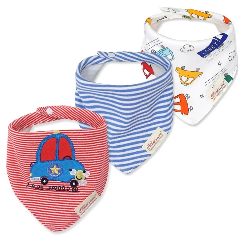 baby accessories carry bag	 3pcs Per Lot  Baby Bibs Bandana Set Cotton Multi-Style Triangle Cartoon Babadores Para Bebe Infant Boys Girls Saliva Towel KF025 baby accessories drawing	