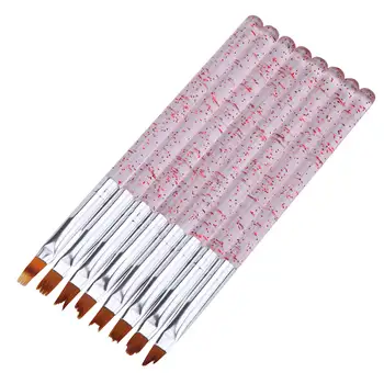 

8pcs/Lot Nail Art Brush Pens Nail Brushes UV Gel Nail Polish Acrylic Painting Drawing Brushes Set Manicure Tools Set