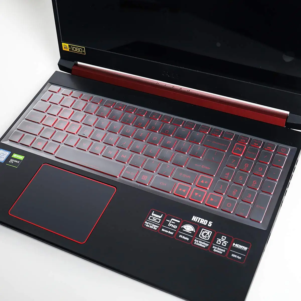 Защитный чехол-клавиатура из ТПУ для acer Nitro 5 AN515 54 54W2 AN 515-54 AN515-51G/17," acer Nitro 7 AN715-51 15,6 дюймов