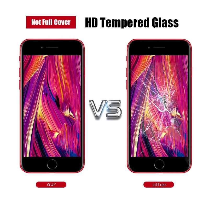 3PCS Tempered Glass for iPhone 12 Pro Max 7 Plus 8 6 6S For iPhone 12 11 Pro X XR XS MAX Mini Screen Protector Glass mobile tempered glass