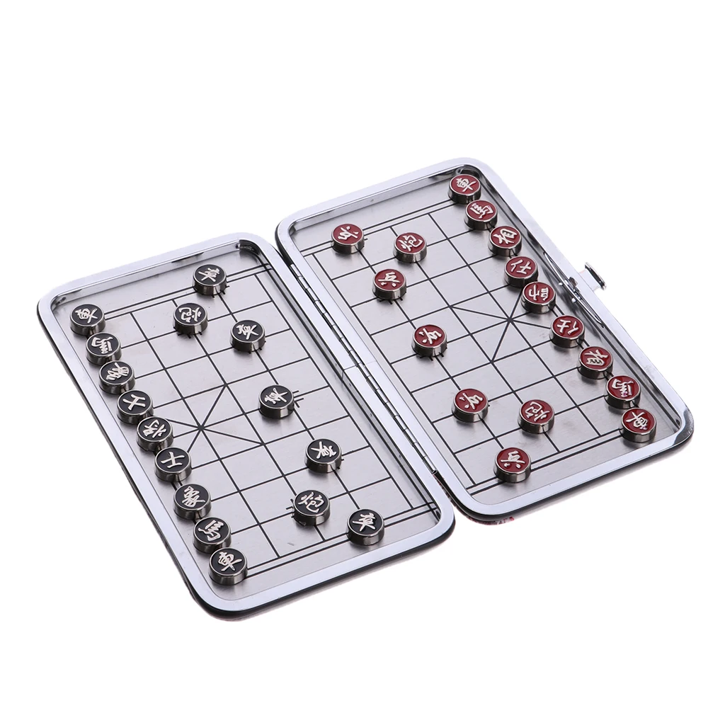 Китайские шахматы, Xiangqi, 6 дюймов Магнитный Doldable доска+ 32 шт. набор