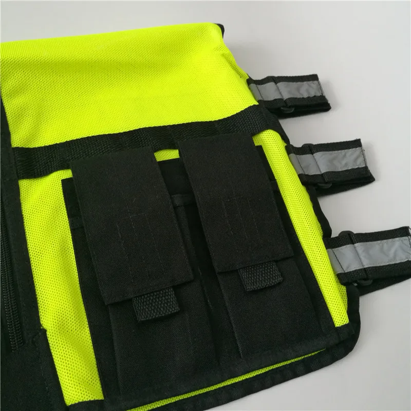 LYSCHY защитный светоотражающий жилет для мотогонок, мотоциклетный жилет для мотогонок, Homme Spolyester& Nylon Chaleco, зеленый M-4XL