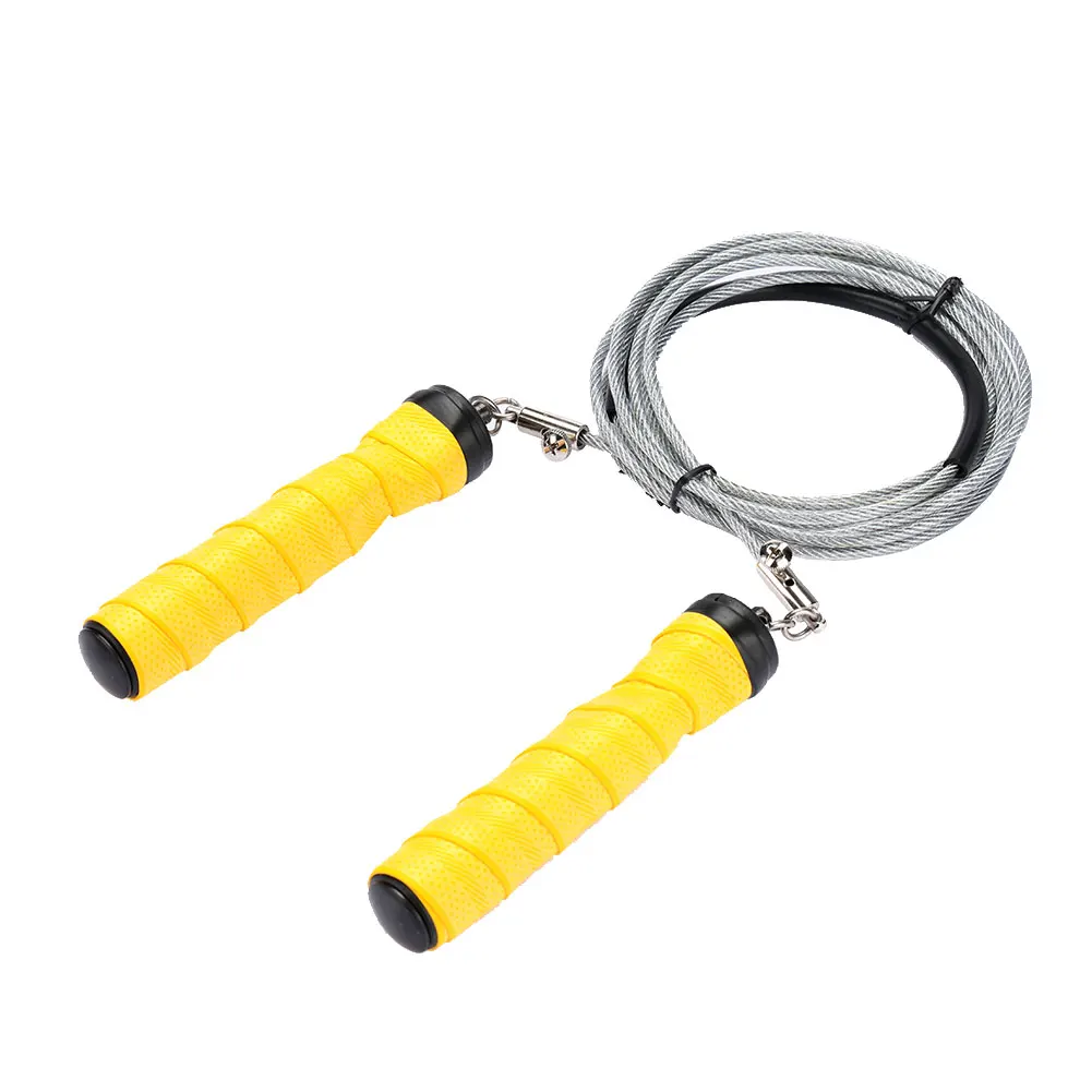 Jump Rope Steel Wire Double Ring Sports Gym Adjustable Speed Rope Skipping